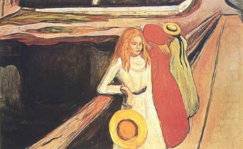 Girl on a Bridge, Edvard Munch